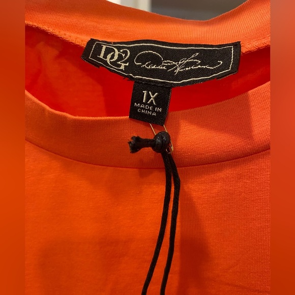 DG2 By Diane Gilman Fringed Tunic Size 1X NWT 1B2 - Picture 6 of 7